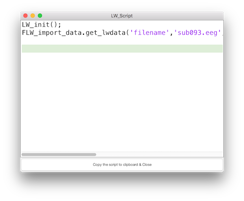 Chapter 4-3. Script Generation | Letswave.cn