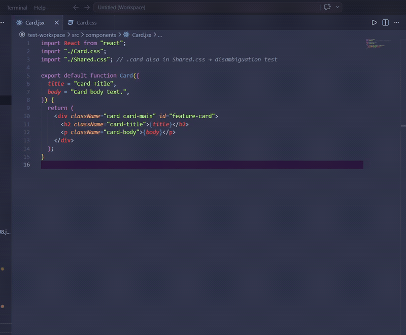 CSS Bridge demo