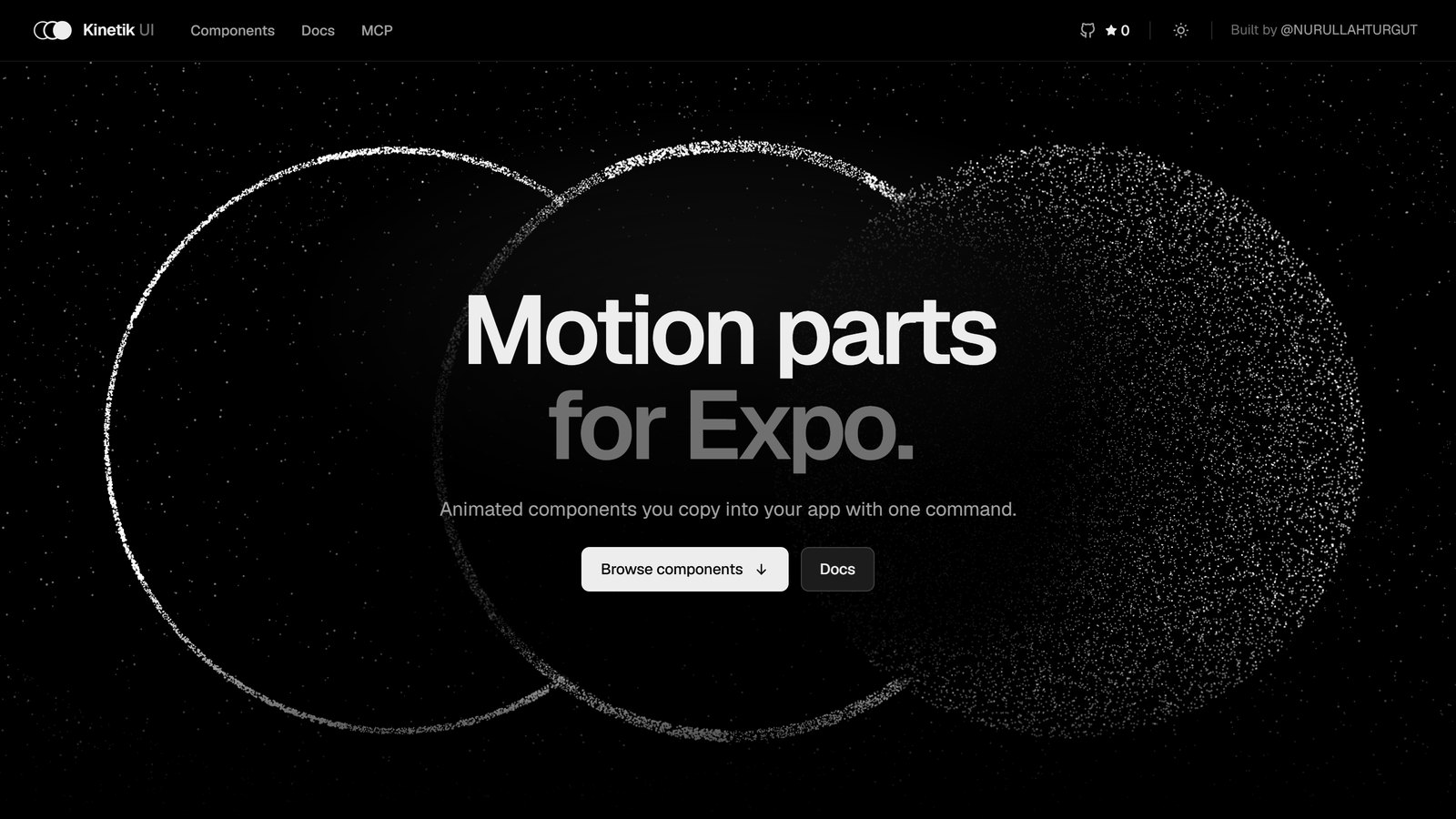Kinetik UI: motion parts for Expo