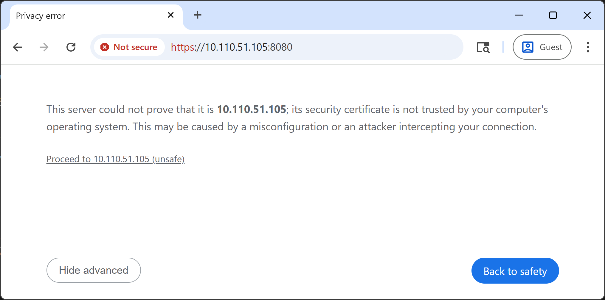 Chrome Proceed
