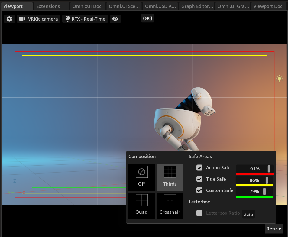 Camera Reticle Preview