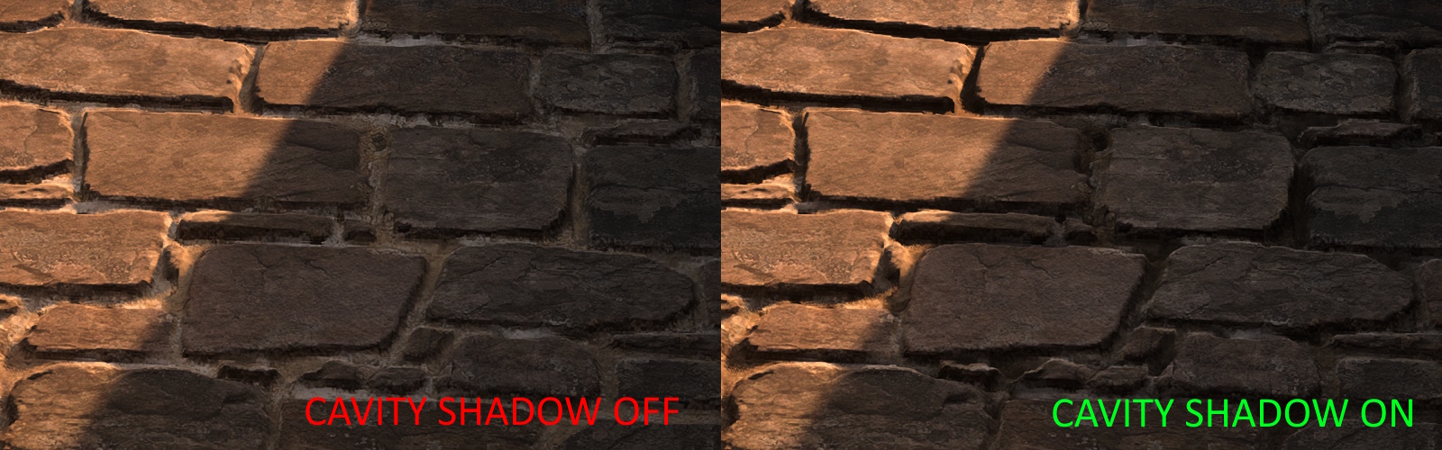 Cavity shadows