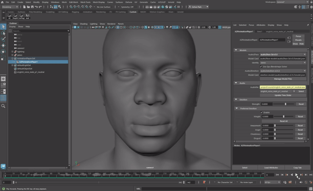 Maya-ACE with Trained Model in Action