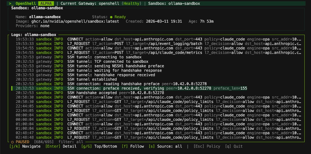 OpenShell Terminal UI
