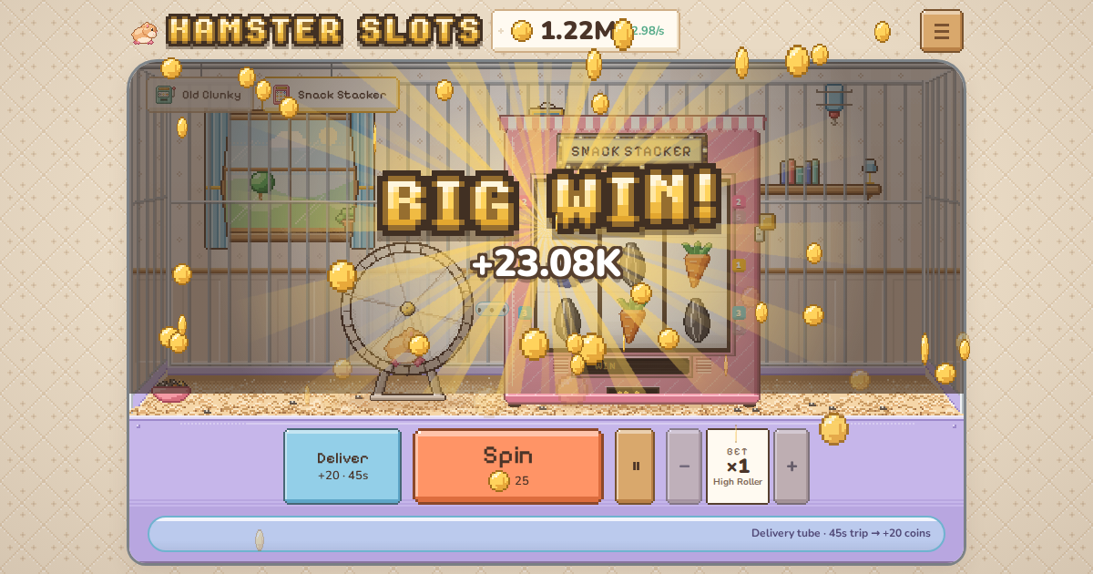 A BIG WIN on the Snack Stacker