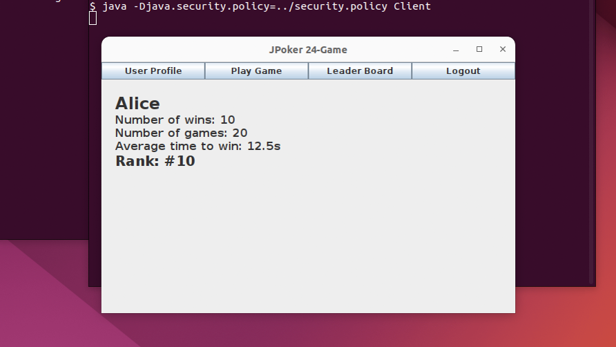 GitHub - NaClts/JPoker24Game: A Java GUI application for online 24-game
