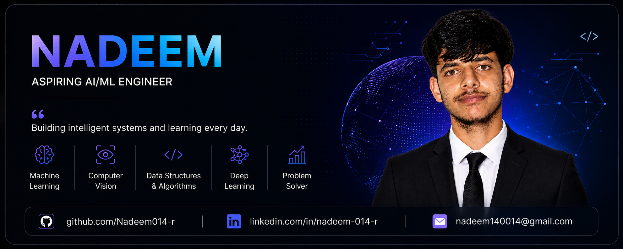 Nadeem's GitHub Banner