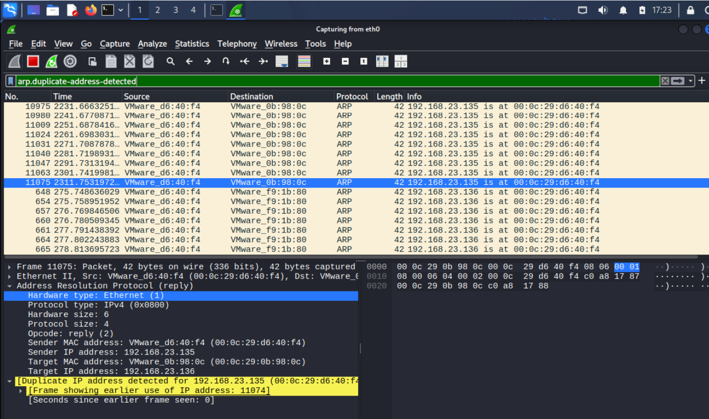 Wireshark duplicate