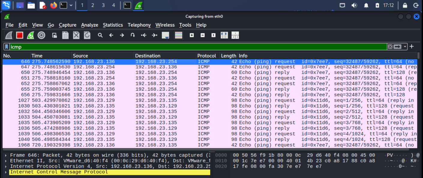 Wireshark ICMP