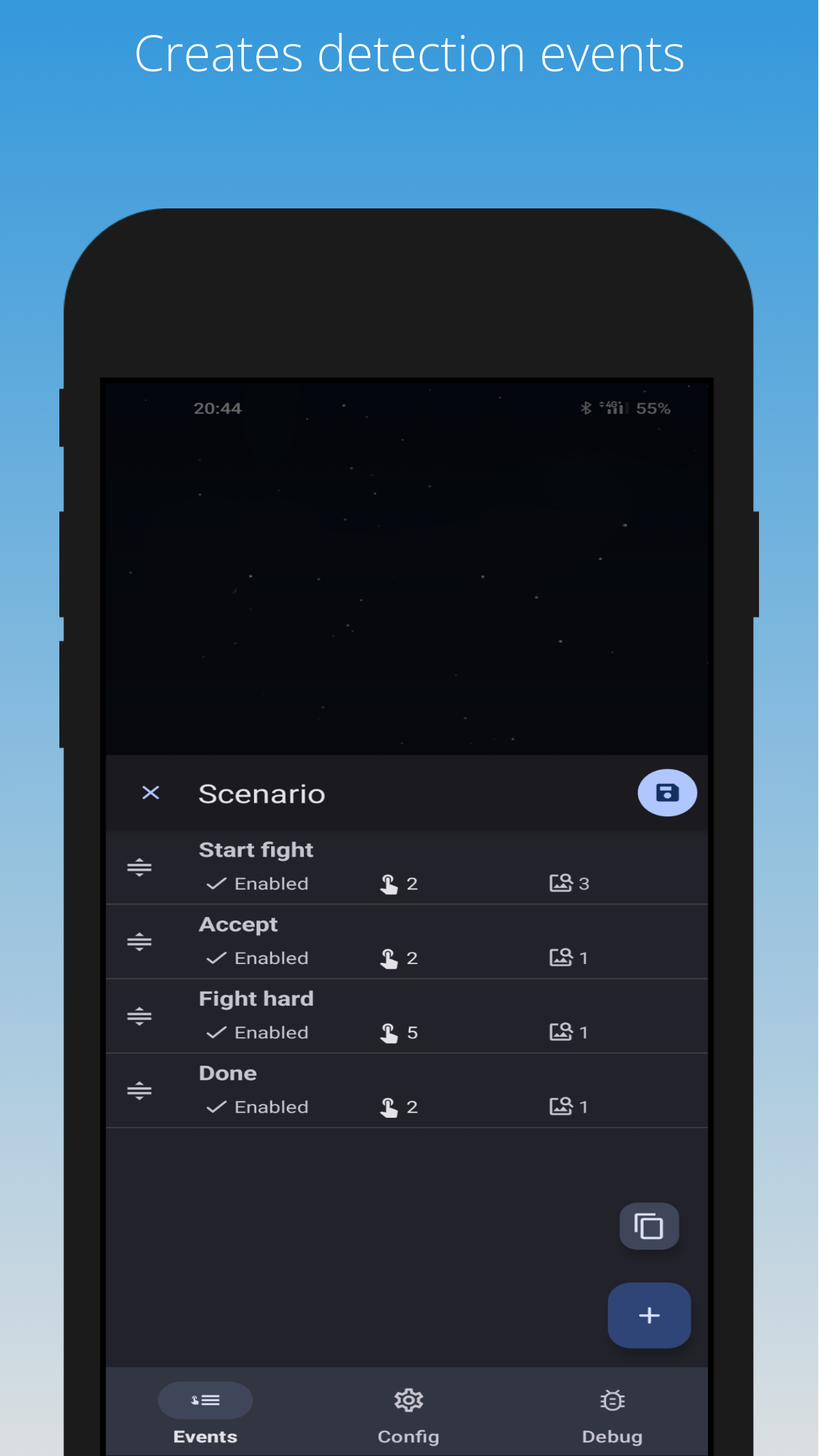 Screenshot 1 of Smart AutoClicker — opens full size
