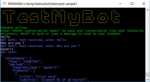 TestMyBot Chat