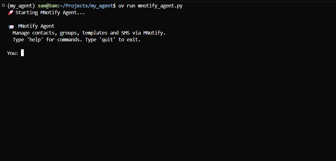 MNotify CLI Agent