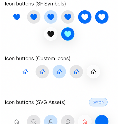 Icon Button Preview