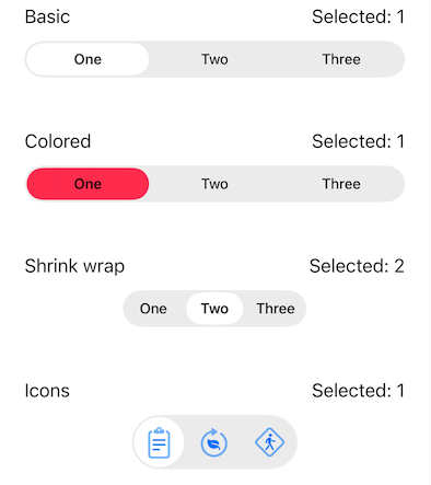 Segmented Control Preview