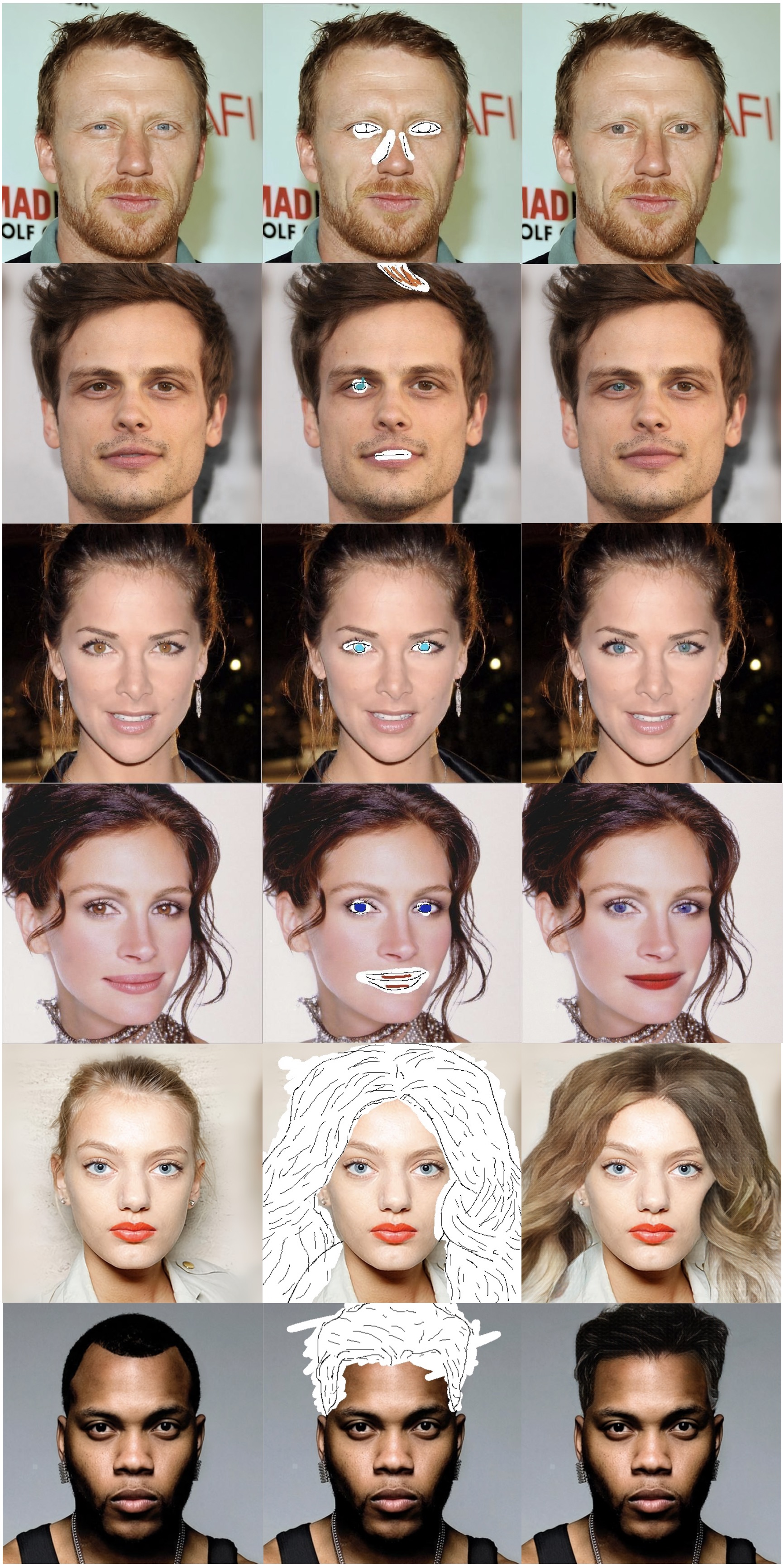 Face editing