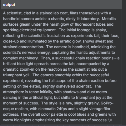 output