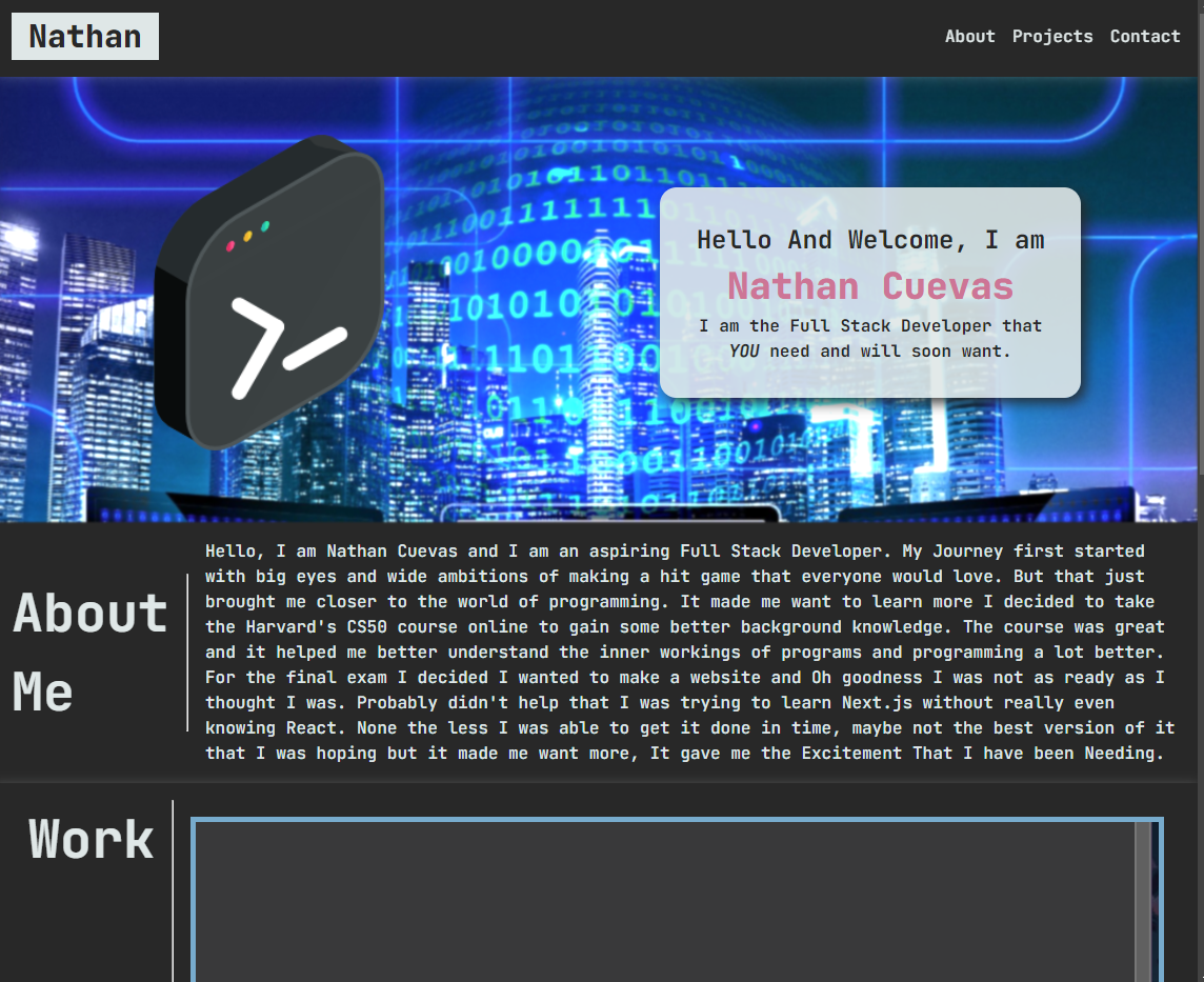 Potentiol Portfolio Screen Shot