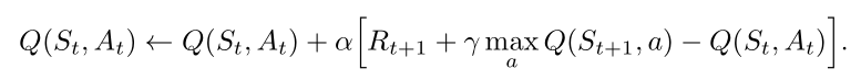 Off-policy TD control algorithm (Q-learning)