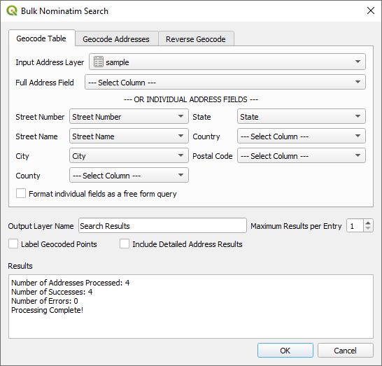 Bulk Geocoding