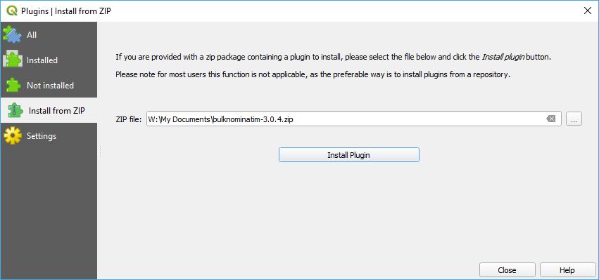 Installing Plugin