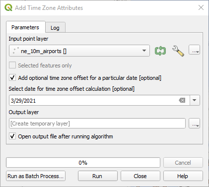 Add Time Zone Attributes