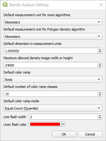 Settings dialog box