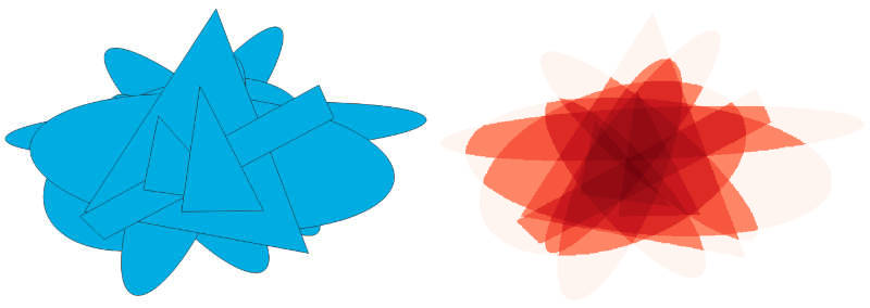 Styled polygon density (raster)