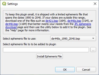 Settings Dialog