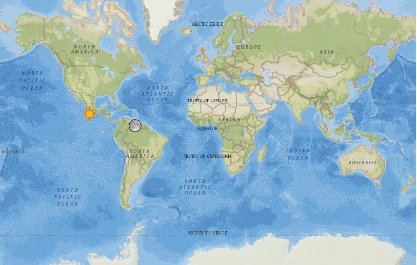 Sun moon map