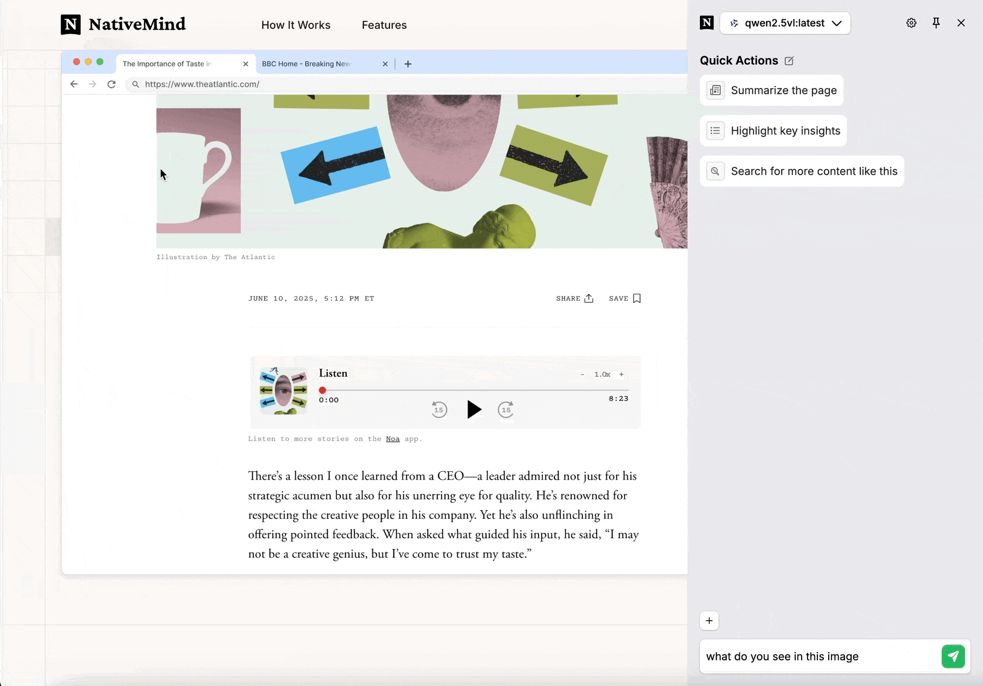 Chat with Images Feature