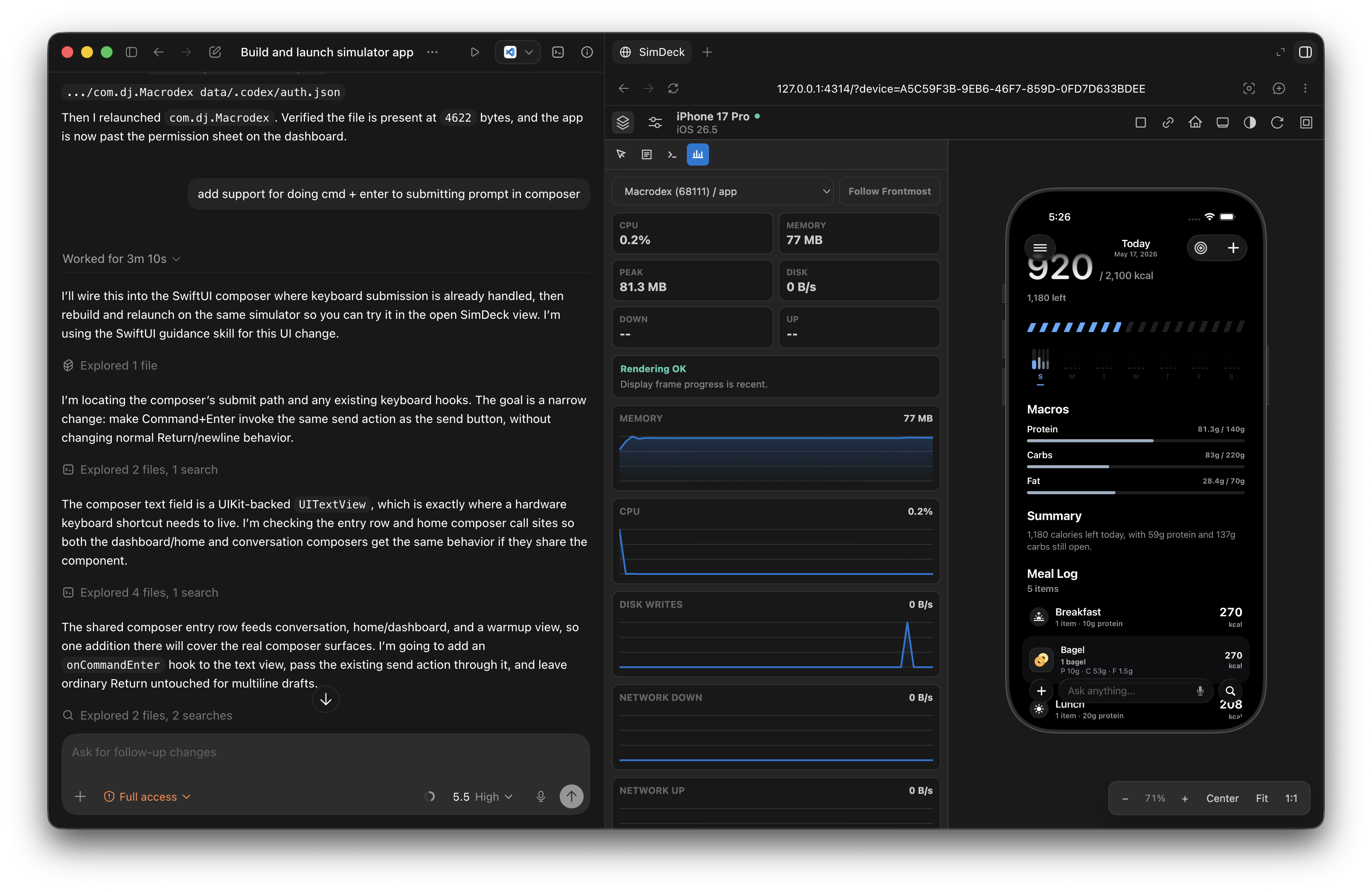 Codex Screenshot