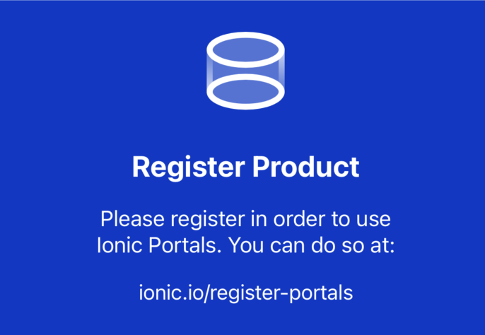 Ionic Portal View