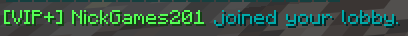 Lobby join notice