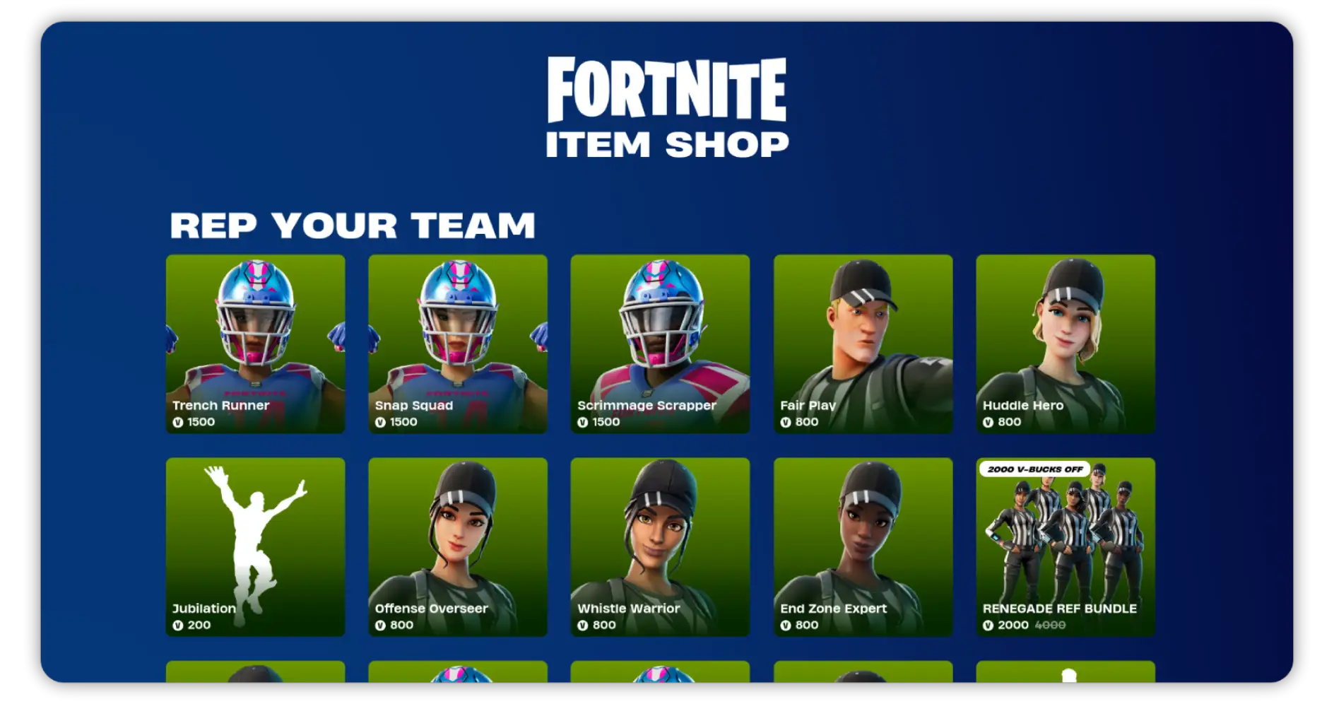 Fortnite Shop