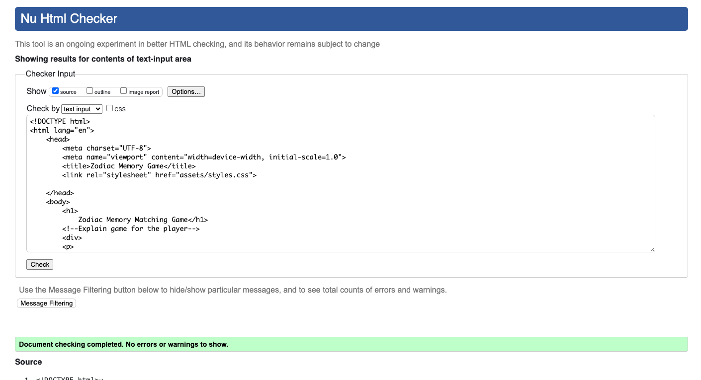 HTML Testing Passed