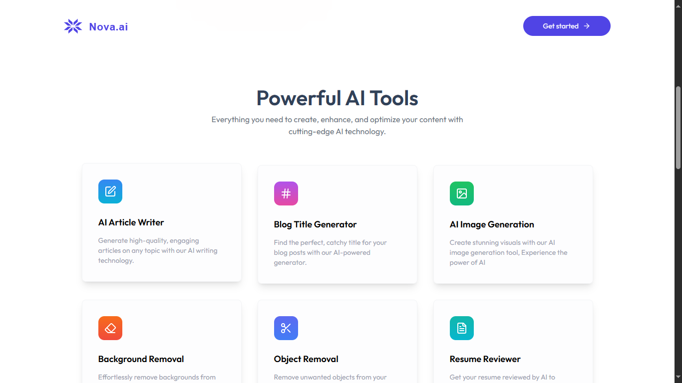 GitHub - Nayasha2003/Nova-ai-public: 🤖 NovaAI — An AI-powered SaaS ...