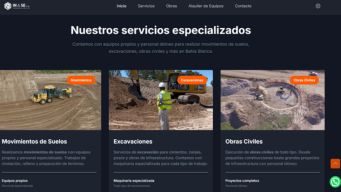 ultimo trabajo de desarrollo web de NuezaWeb para Inysesa