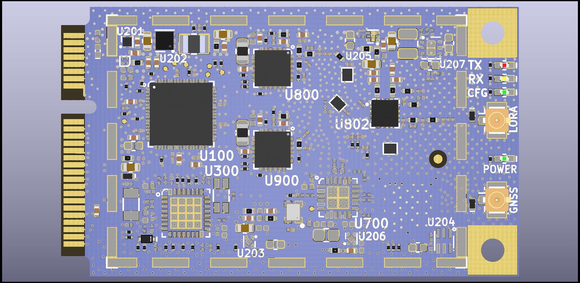 LoRa mPCIe, from the project README
