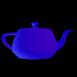 Example: render of a teapot