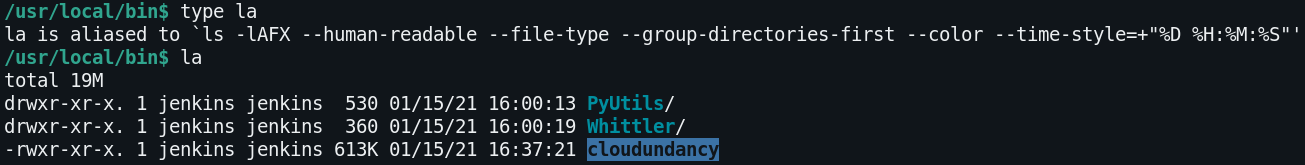 Binary cloudundancy on Linux