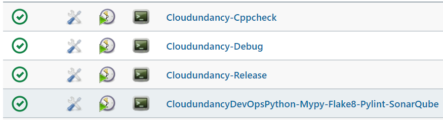 Cloudundancy Windows Jenkins jobs