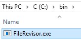 Windows FileRevisor.exe