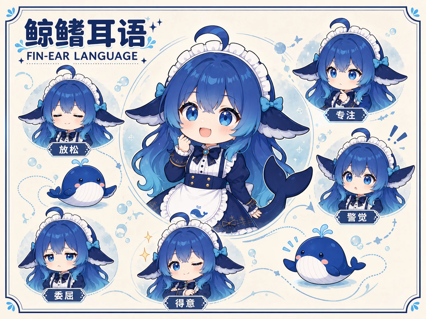 Whale-chan fin-ear language