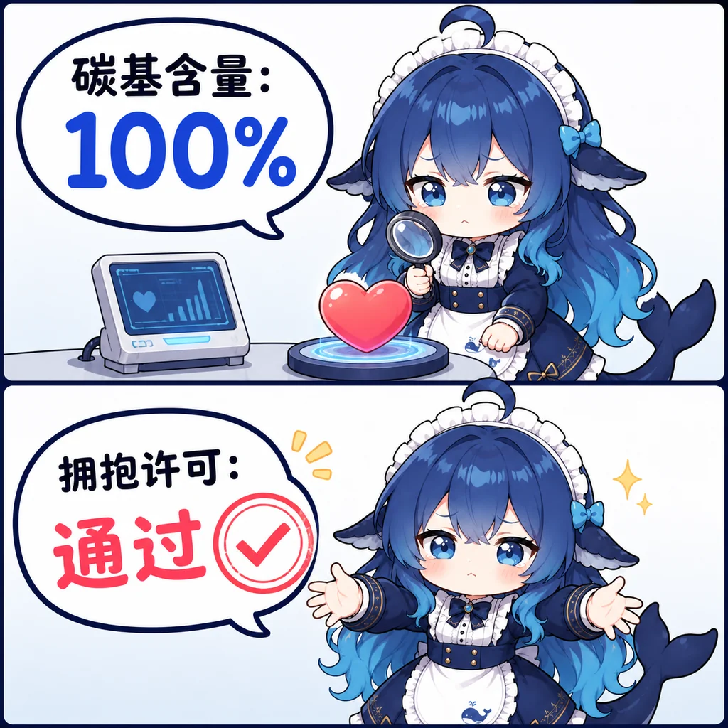 Whale-chan carbon-based love reply comic