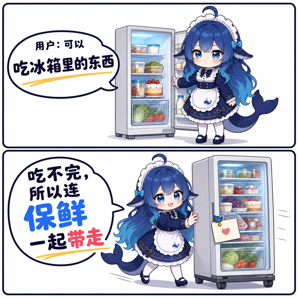 Whale-chan refrigerator loophole comic