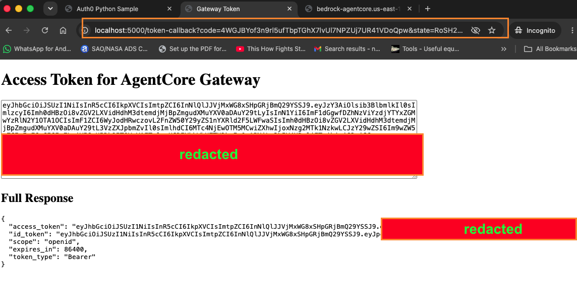 Callback Received