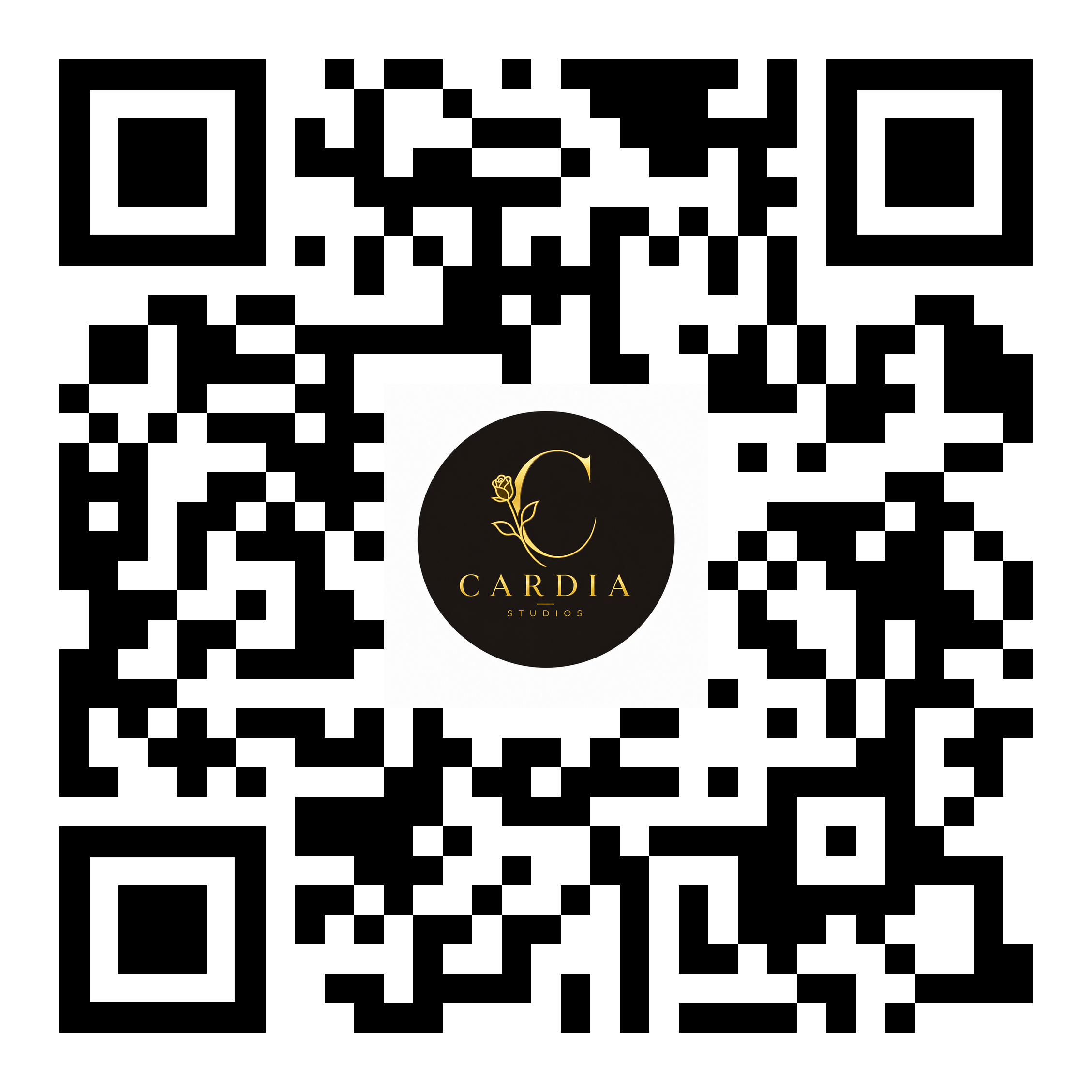 QR code for Cardia Studios website