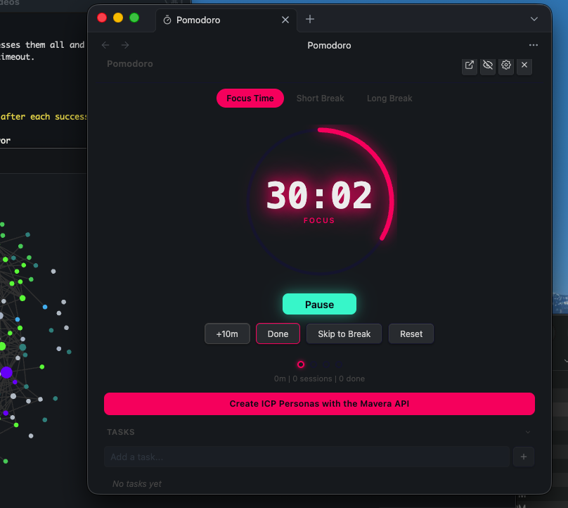 Neon theme - floating popout window