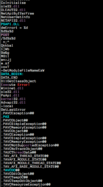 Log File Output Colorized