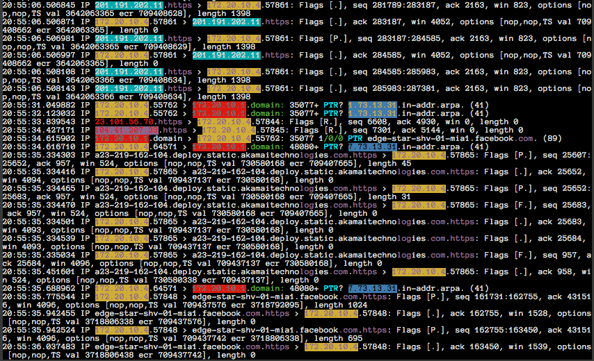 Log File Output Colorized